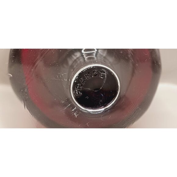 Cristal D'Arques-Durand Water Goblet Cavalier Ruby Glass, Finger Bowls Set of 2 - Picture 13 of 15